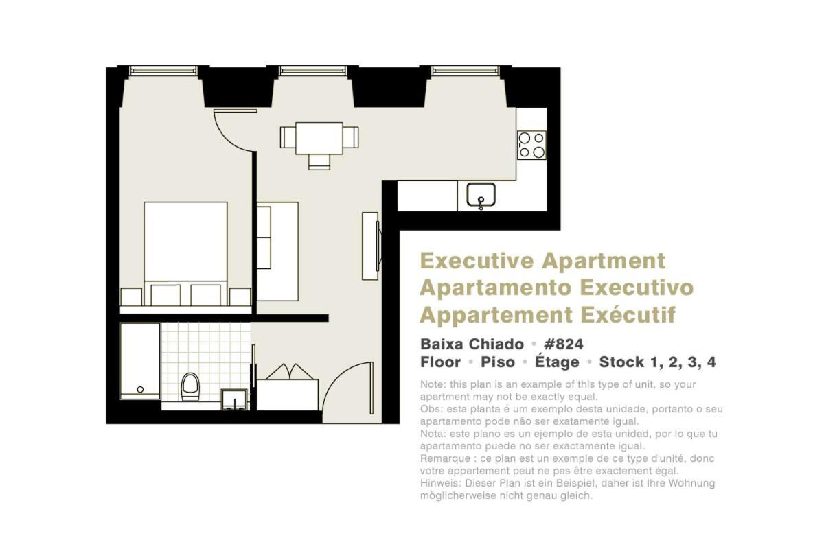 Lisbon Serviced Apartments - Baixa Exteriör bild