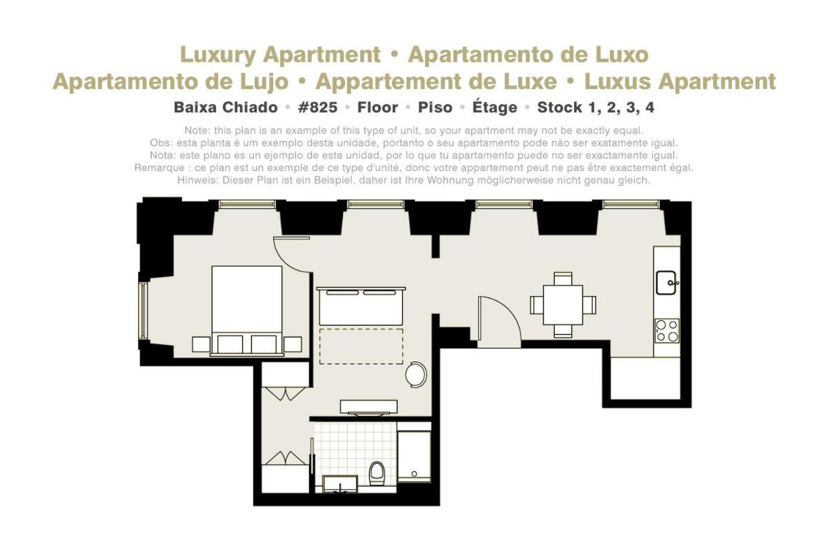 Lisbon Serviced Apartments - Baixa Exteriör bild
